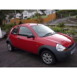 2003 Ford Ka (Red) for sale. Low mileage