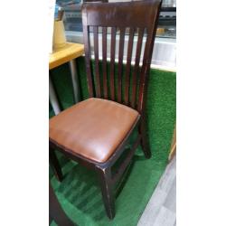 solid wooden dining chair