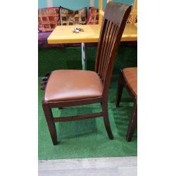 solid wooden dining chair