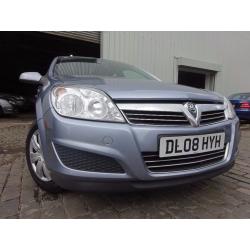 08 VAUXHALL ASTRA 1.4,MOT APRIL 017,2 OWNERS FROM NEW,PART SERVICE HISTORY,2 KEYS,STUNNING EXAMPLE