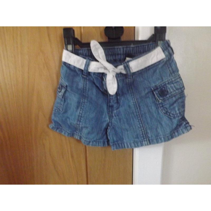 Girls Gap Denim Shorts Age 3