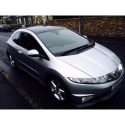 2008 Honda Civic 1.8 i VTEC Type S GT GT 3dr NEW 12 MOT, Low mileage 41.900