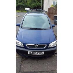 Vauxhall zafira 16V 1.6 (2005) 7 seater