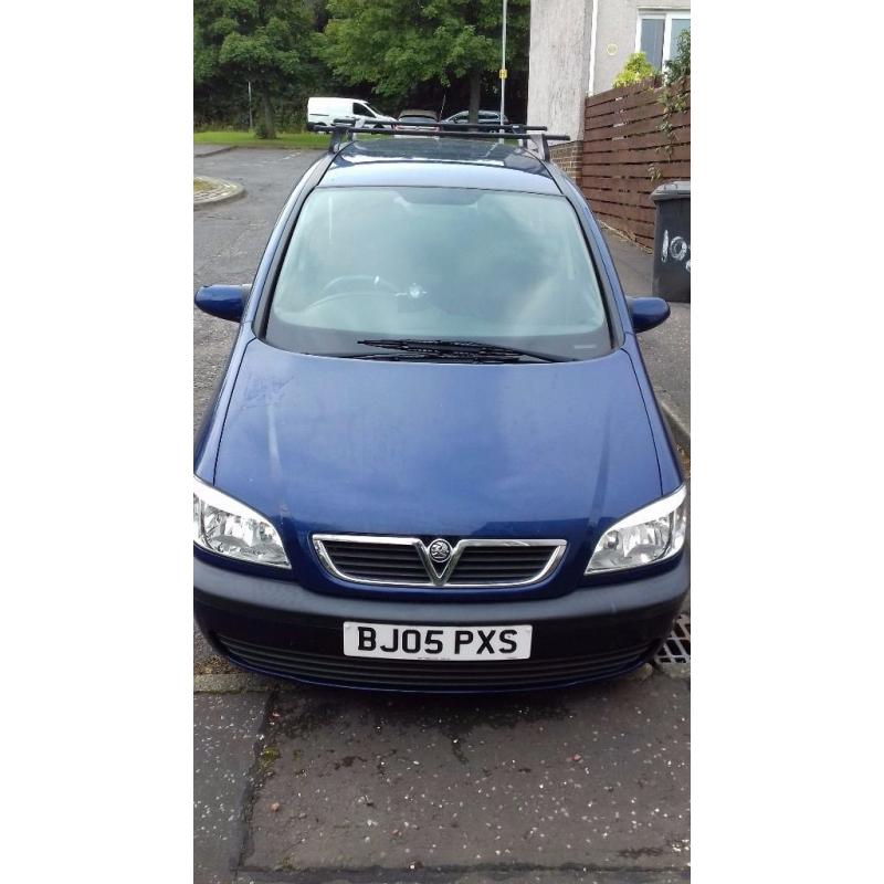 Vauxhall zafira 16V 1.6 (2005) 7 seater