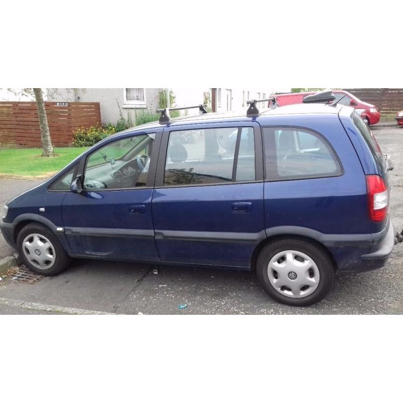 Vauxhall zafira 16V 1.6 (2005) 7 seater