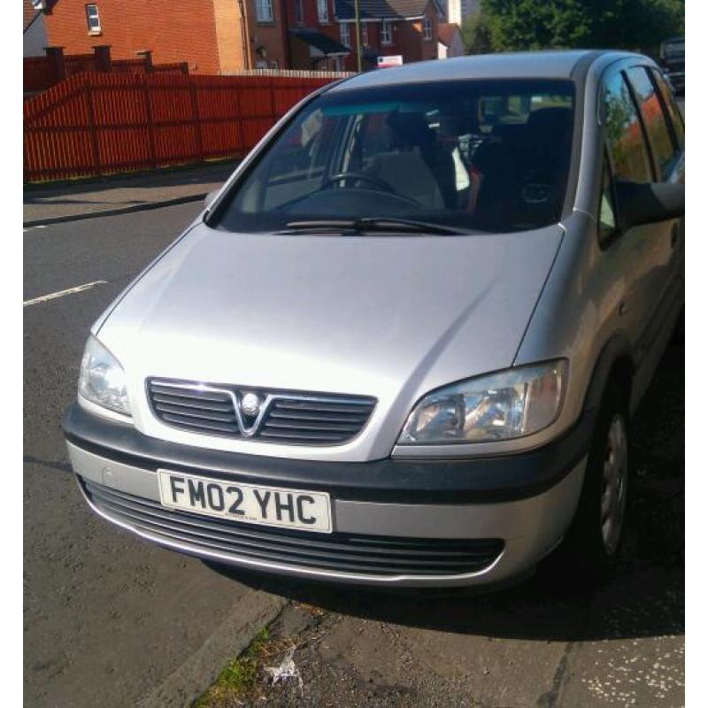 Vauxhall zafira 7 seater