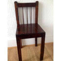 Antique hand crafted childs chair. Suit age 3-5 approx. collection only from Stoneywood.