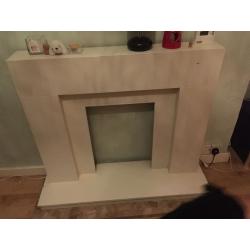 Off white fireplace FREE