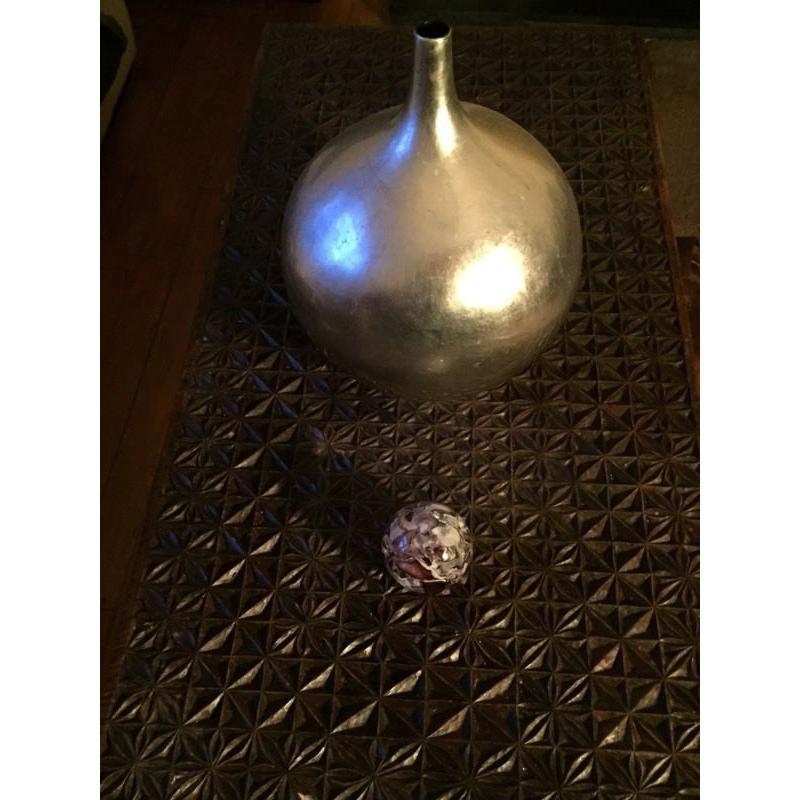 Silver vase