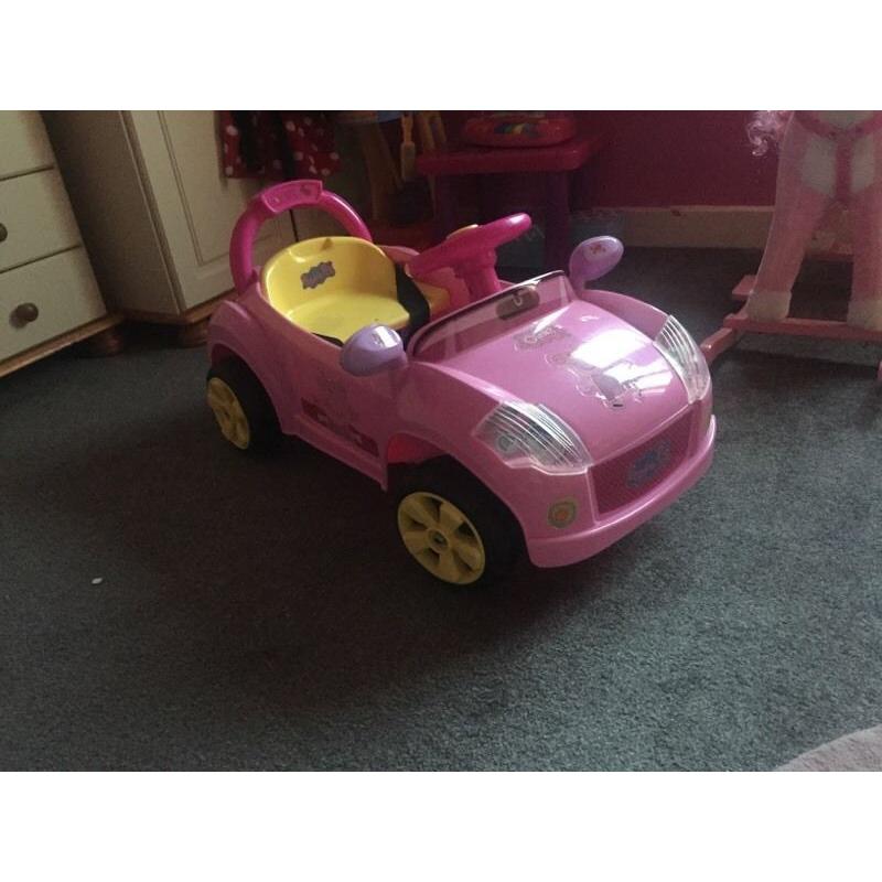 Peppa pig electric car