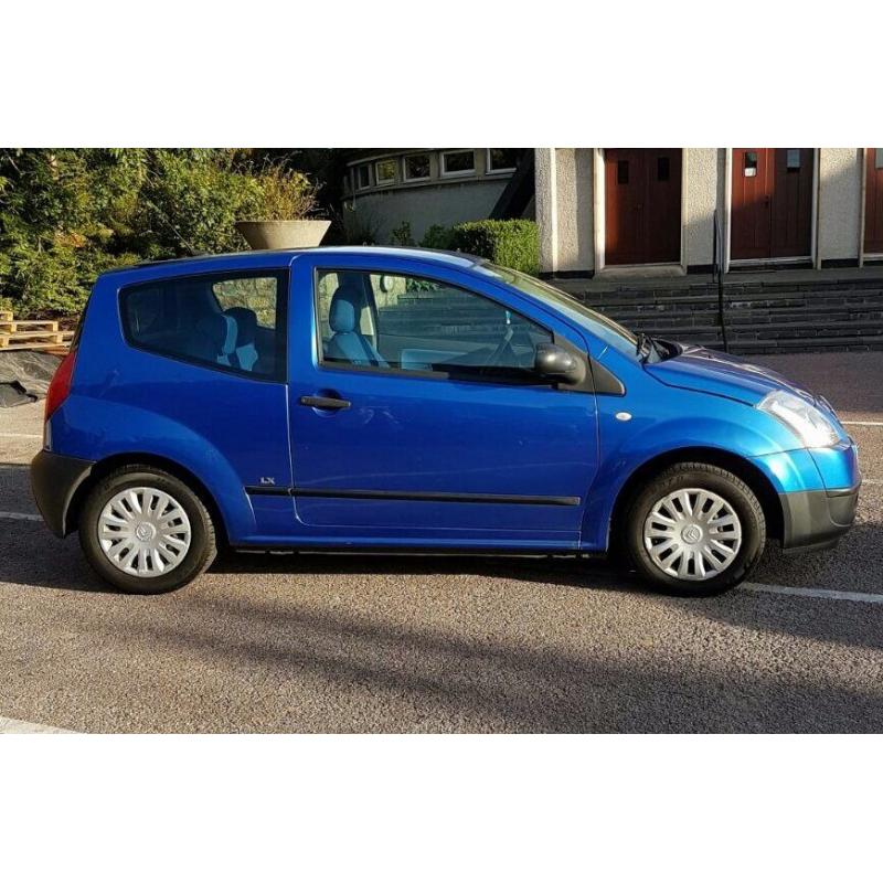 Citroen c2 1.1, very low mileage, full year MOT