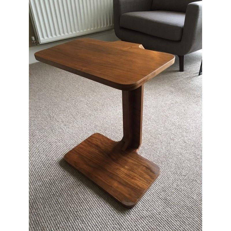 Laptop table in Walnut