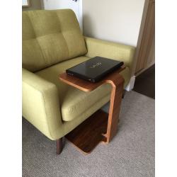 Laptop table in Walnut