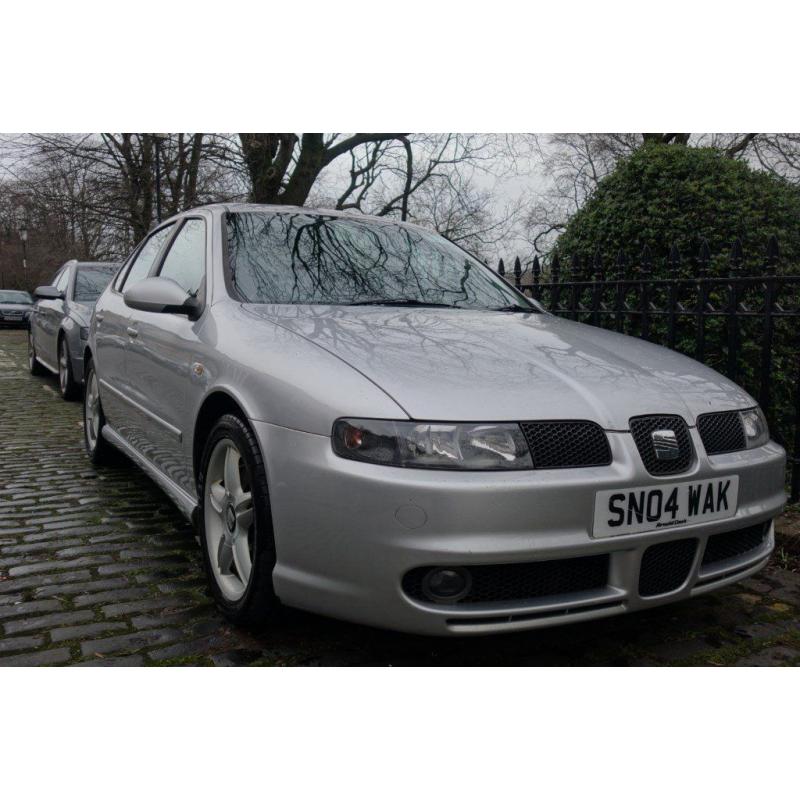 Seat Leon 20V Turbo Cupra 1.8L- 180BHP- 5 dr- low mileage for age- MOT 20/06/17- timing belt Oct '15