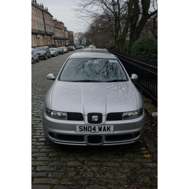 Seat Leon 20V Turbo Cupra 1.8L- 180BHP- 5 dr- low mileage for age- MOT 20/06/17- timing belt Oct '15