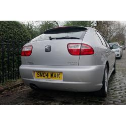 Seat Leon 20V Turbo Cupra 1.8L- 180BHP- 5 dr- low mileage for age- MOT 20/06/17- timing belt Oct '15