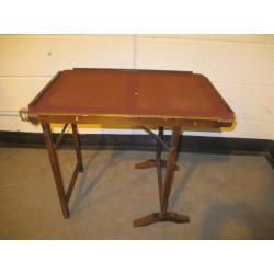 VINTAGE GROVEWOOD WOODEN TURNATOP FOLDING CARD TABLE GAMES TABLE TEA TABLE FREE DELIVERY