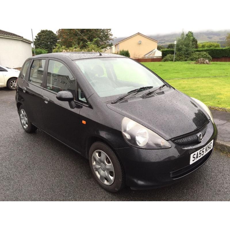 Honda Jazz 2005 55 81,000 miles Black