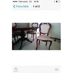 Italian oval dining room table&chairs