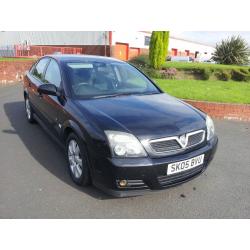 VAUXHALL VECTRA 1.8 BREEZE, 05 PLATE, BLACK, MOT JAN 2017, REDUCED