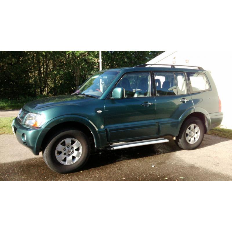 mitsubishi shogun 3.2 DI-D elegance lwb automatic MUST SELL TO GET SMALLER CAR