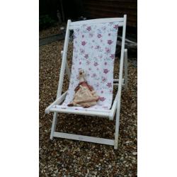 White Deckchair