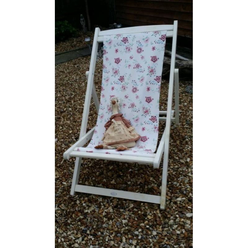 White Deckchair